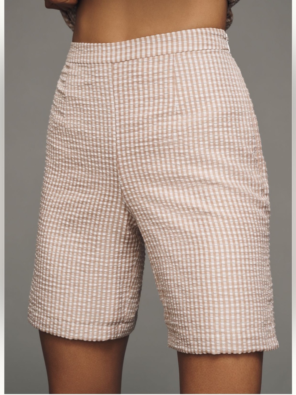 NWT Anthropologie Hutch Gingham Bermuda Shorts - Picture 2 of 11